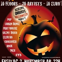 Halloween in der Kulturbrauerei<br><small>10 Floors | 20 Artists | 1 Ticket</small>